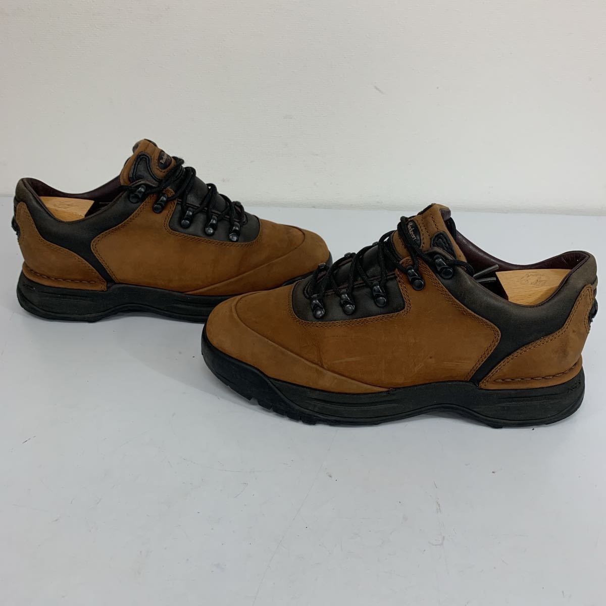 A 良品 Vibramソール使用 履き心地良 ロックポート Rockport レザー 本革 ウォーキング トレッキングシューズ 革靴 7w ブラウン 茶 25 0cm 売買されたオークション情報 Yahooの商品情報をアーカイブ公開 オークファン Aucfan Com