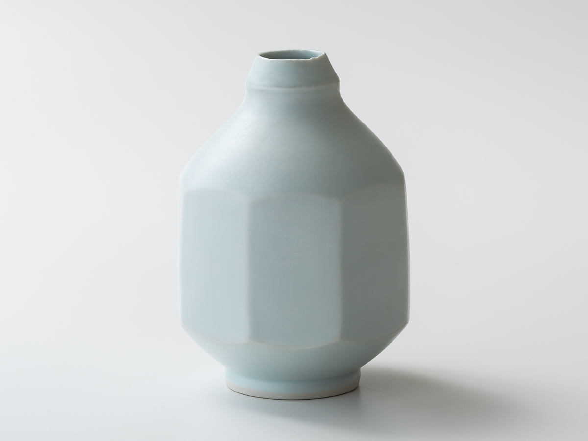 山田光 【 白磁壺 】 共箱 共布 走泥社 陶芸 工芸品 【公式通販】