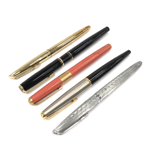 PILOTと WATERMAN 万年筆 パーカー PILOT ウォーターマン ペン先 14K 18K 刻印入り 含む 万年筆