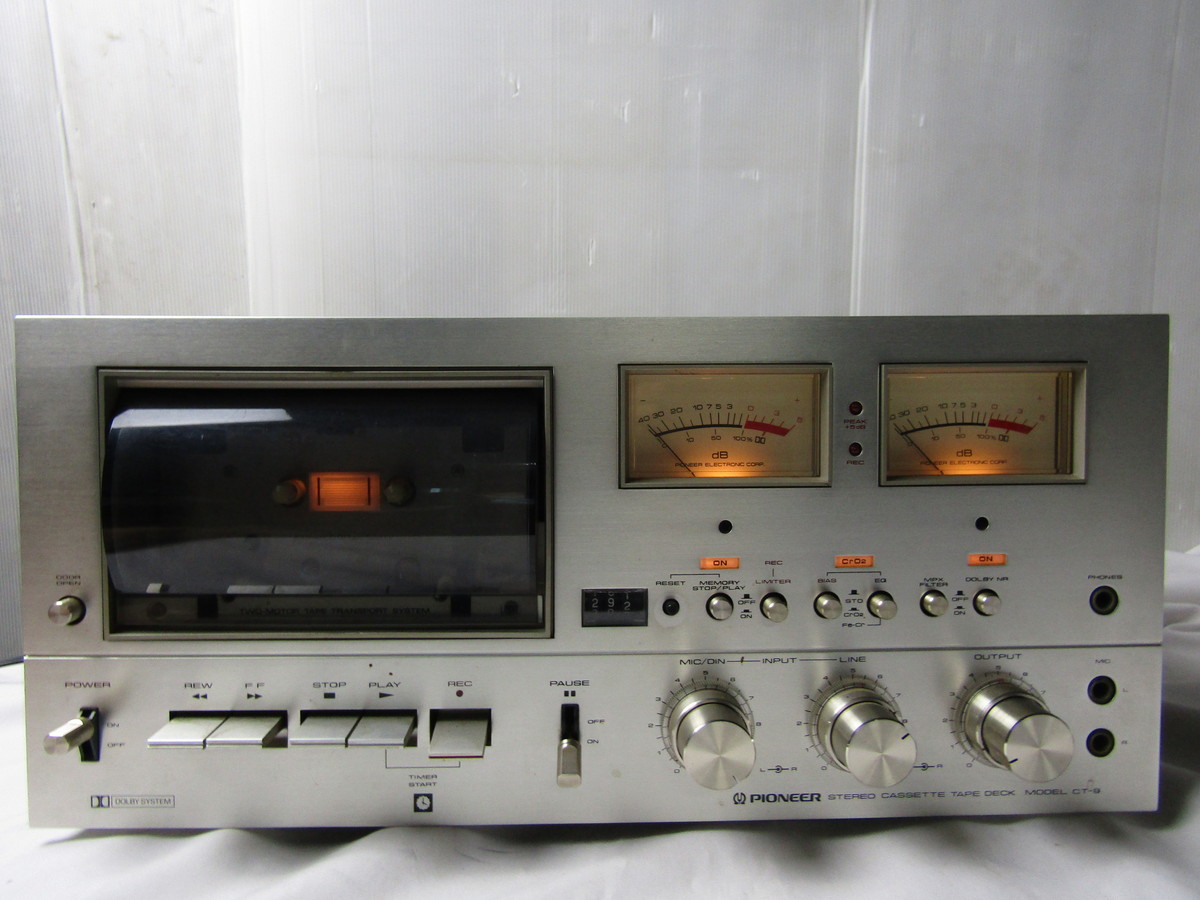 1119-N11-235 PIONEER CT-9 パイオニア ステレオカセットデッキ