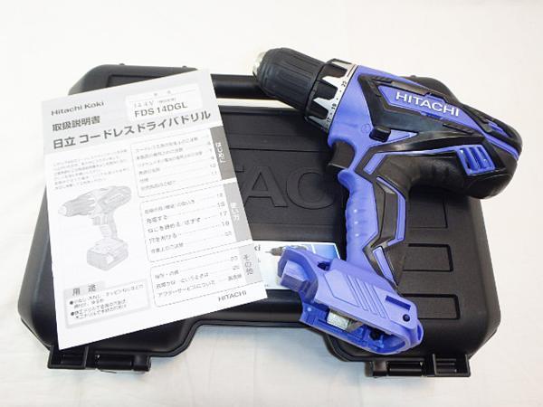 大得価，人気セール HiKOKI 日立工機 14.4V ドライバドリルFDS14DGL 本体+ケース(本体)｜売買されたオークション情報、yahooの商品情報をアーカイブ公開 - オークファン ドリルドライバー