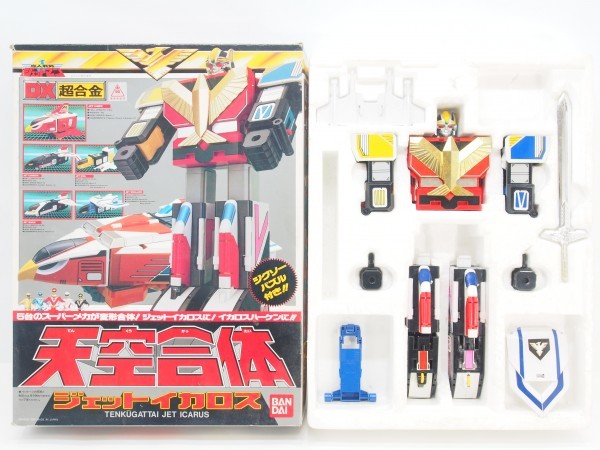 当時物 バンダイ 鳥人戦隊 ジェットマン Dx 超合金 天空合体 ジェットイカロス Bandai ロボット 玩具 特撮 A 44s 戦隊シリーズ 売買されたオークション情報 Yahooの商品情報をアーカイブ公開 オークファン Aucfan Com