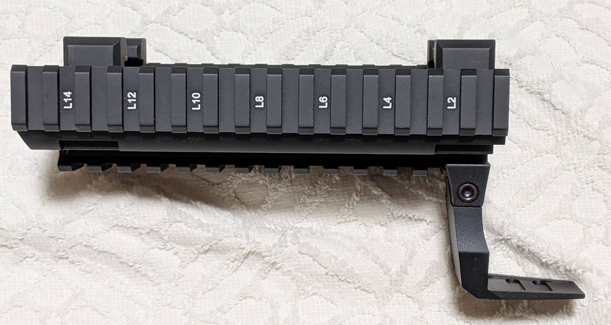 中古 G&G F2000用 20mmレールハンドガード タクティカル ブラック 中古