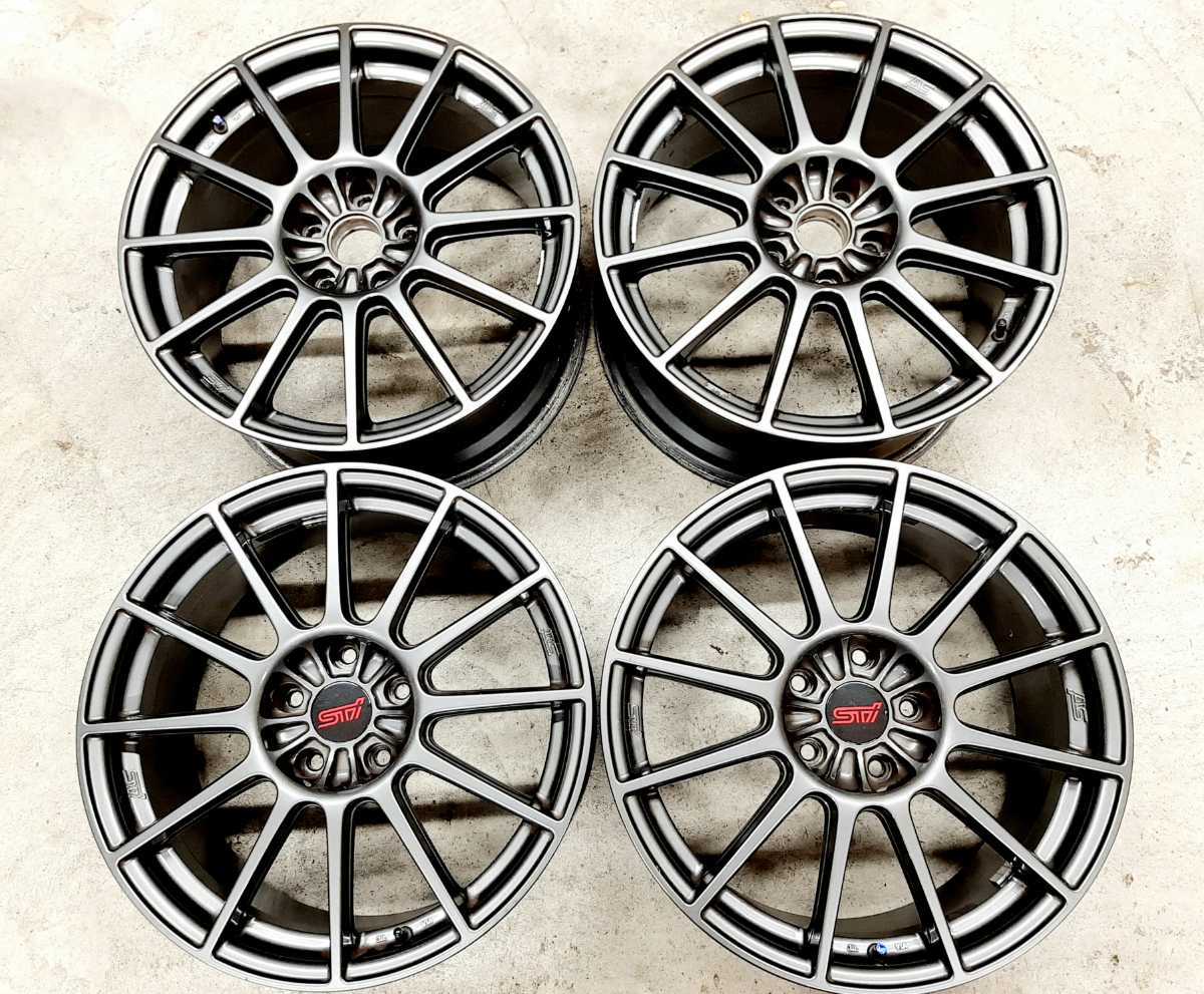 スバル WRX STI R205 400台 限定車 18インチ 純正 ホイール4本セット 8.5J 114.3 レヴォーグ GVB GRB ...