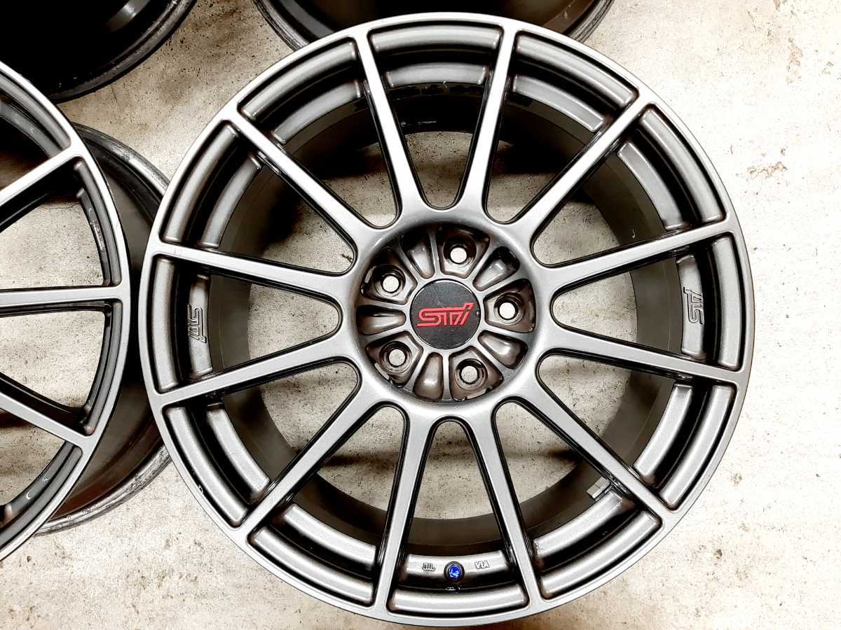 スバル WRX STI R205 400台 限定車 18インチ 純正 ホイール4本セット 8.5J 114.3 レヴォーグ GVB GRB ...