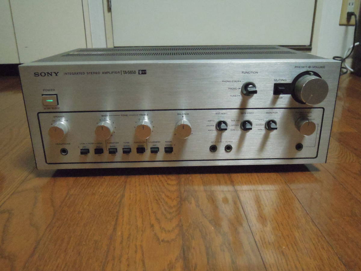 SONY ソニー プリメインアンプ TA-5650 ジャンク TA-5650 ソニー SONY
