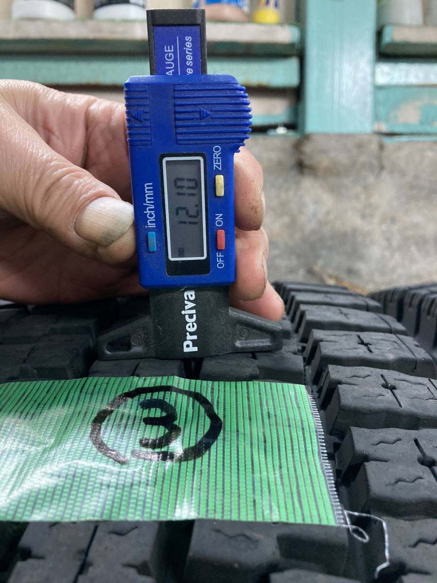 ★9R19.5 14PR、スタッドレス、２０１９年製造、中古６本★_9