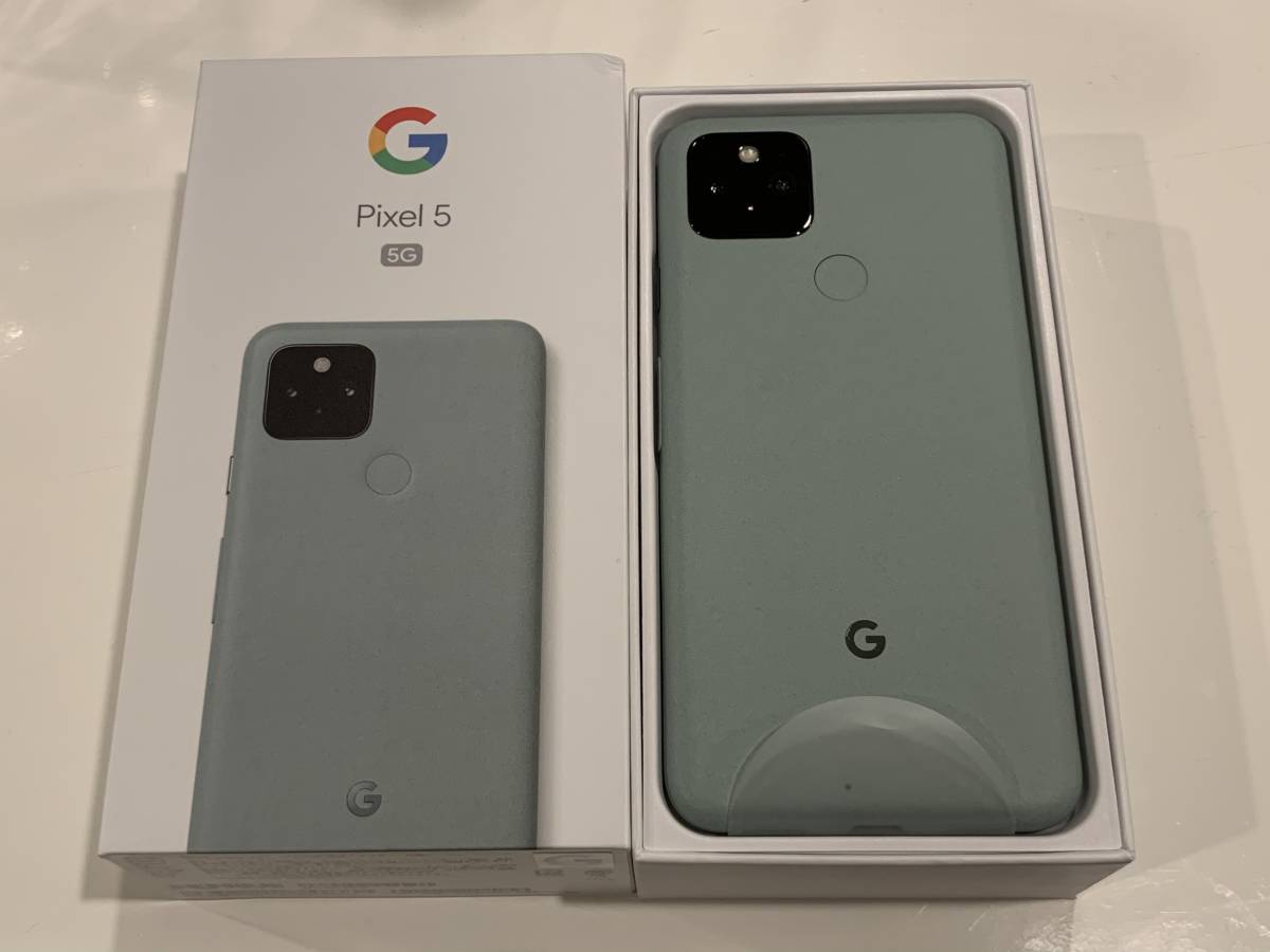 新品 送料無料 Pixel5 5G 128GB simフリー sorta sage Google Pixel 5_1