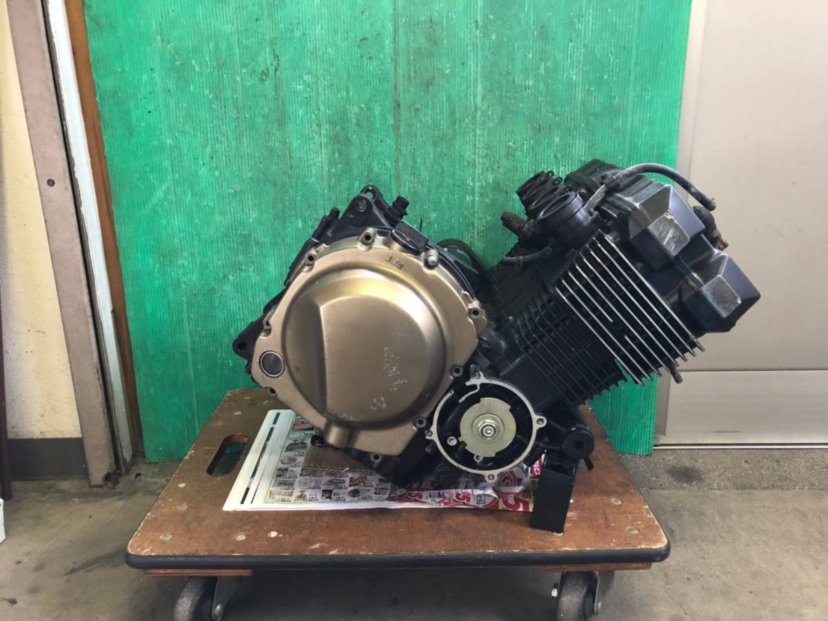 200*1FG【ZRX400】ZR400E 未確認エンジン OHベース 部品取り 中古
