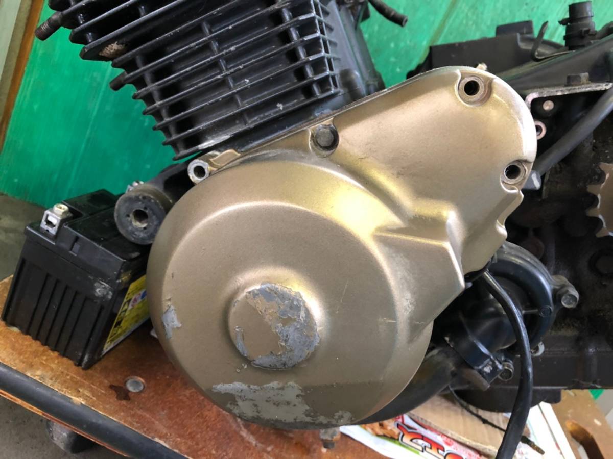 200*1FG【ZRX400】ZR400E 未確認エンジン OHベース 部品取り 中古