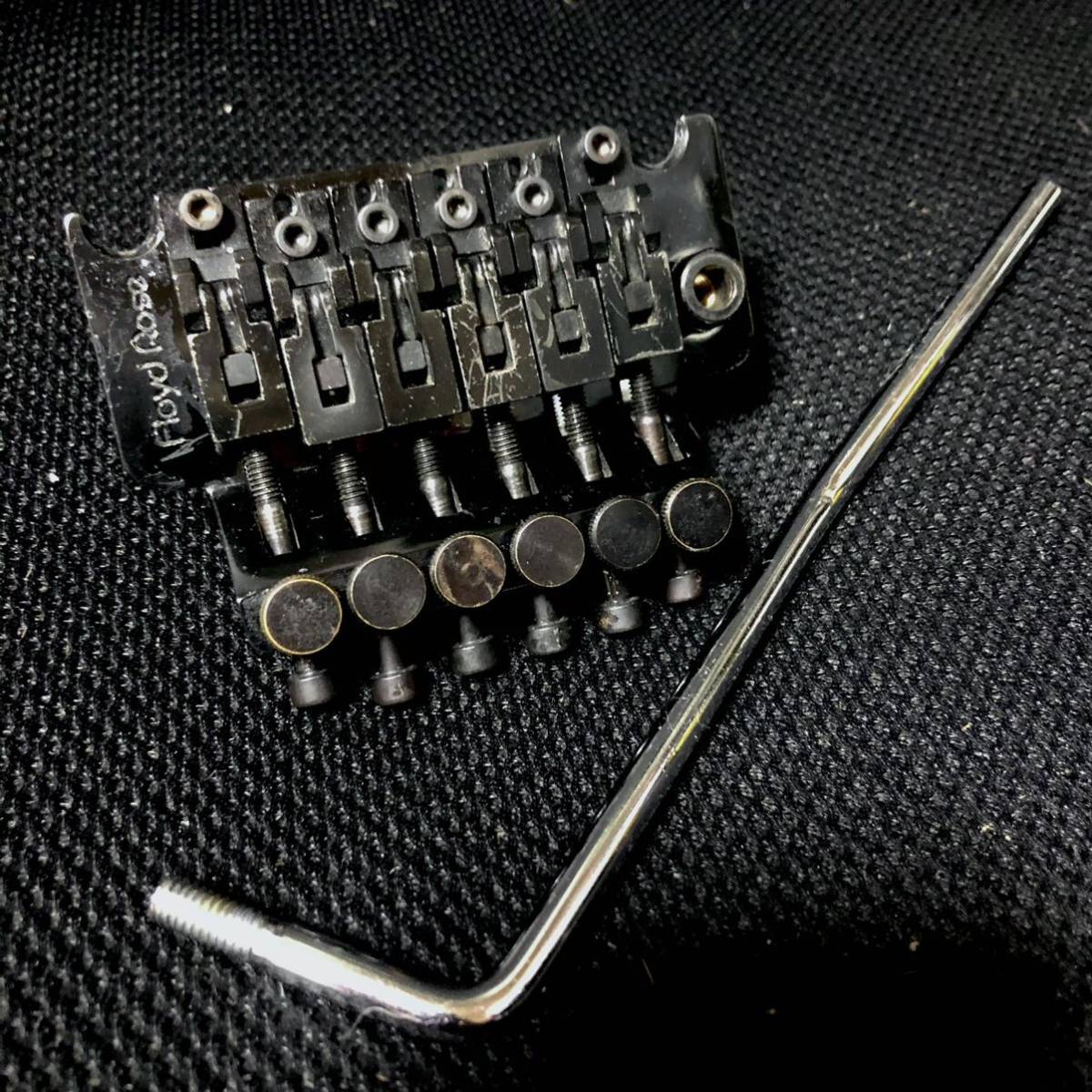 REAL 80's】Floyd Rose Original Made In Germany Black with Chrome