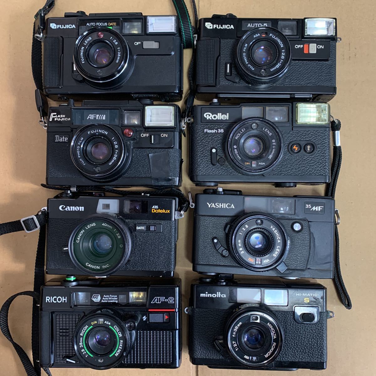 全国無料，正規品 セット FUJICA Canon MINOLTA フジカ キヤノン ミノルタ など フィルムカメラ コンパクトカメラ まとめて 未確認 1376(コンパクトカメラ)｜売買されたオークション情報、yahooの商品情報をアーカイ コンパクトカメラ