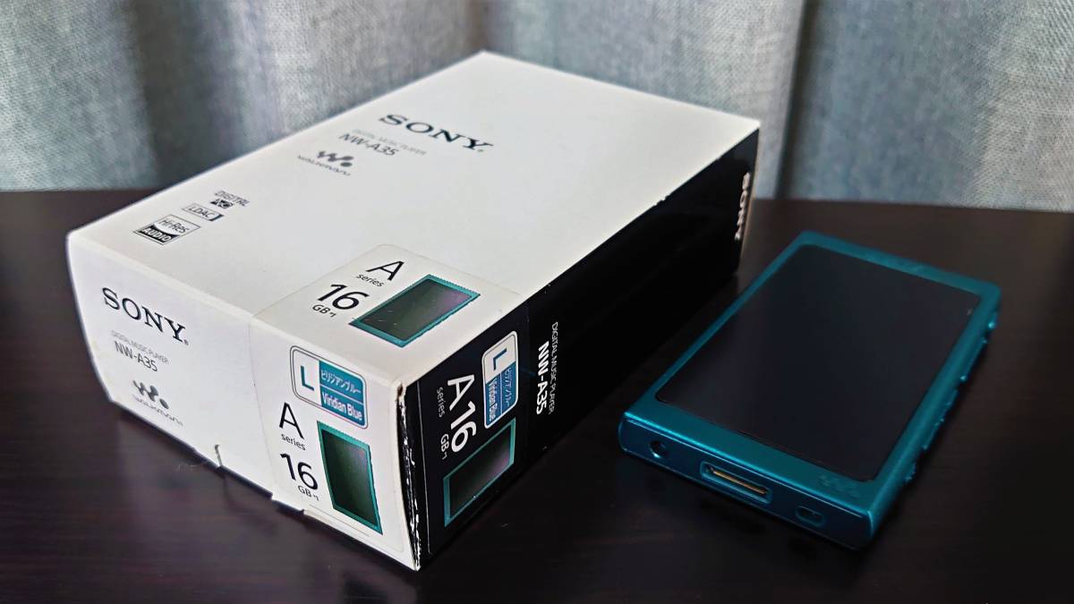 SONYウォークマンNW-A35 16GB ビリジアンブルー 付属品完備✨ 【公式