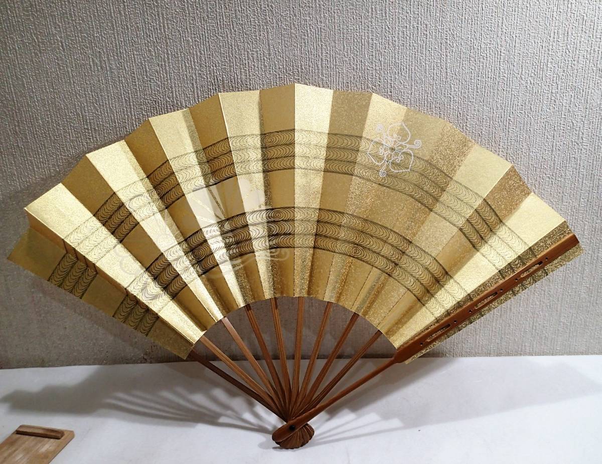 扇子 2026年最新Yahoo!オークション 中古.十松屋福井謹製.桐箱.観世流