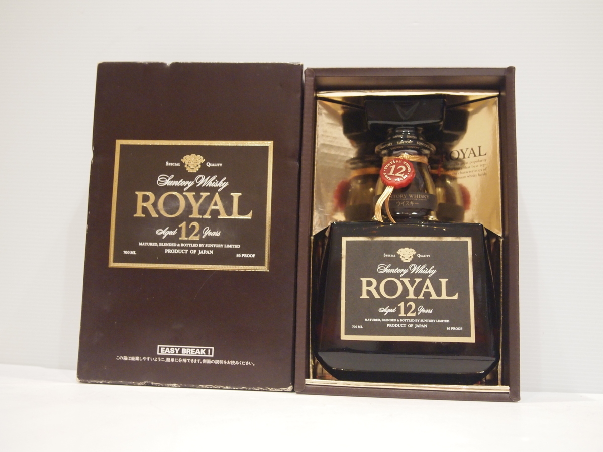 未開栓 古酒 SUNTORY ROYAL サントリー ローヤル ウイスキー 丸瓶 60