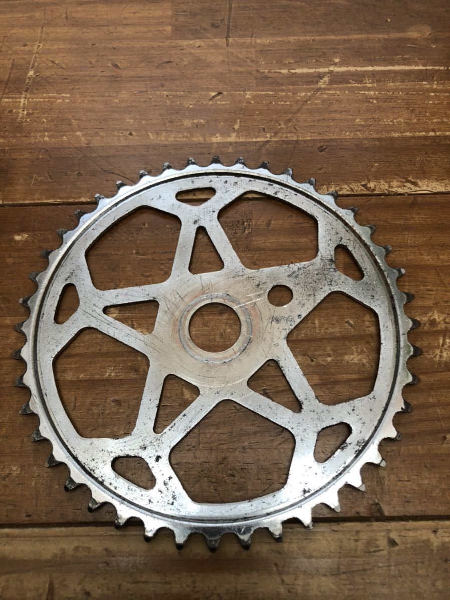 Takagi タカギ スノーフレーク チェーンリング スプロケット44t Old School Bmx 検索 Schwinn Mongoose Webco ワンピースクランク スギノ ビンテージパーツ 売買されたオークション情報 Yahooの商品情報をアーカイブ公開 オークファン Aucfan Com