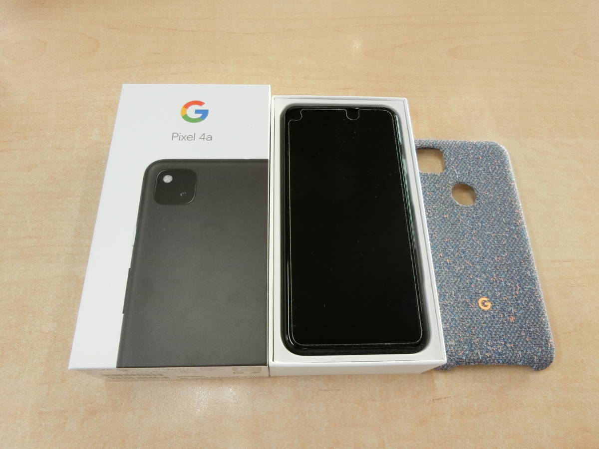 ☆SoftBank・Google Pixel 4aスマートフォン・128GB・G025M・ブラック・制限〇・シムフリー・中古美品☆_1