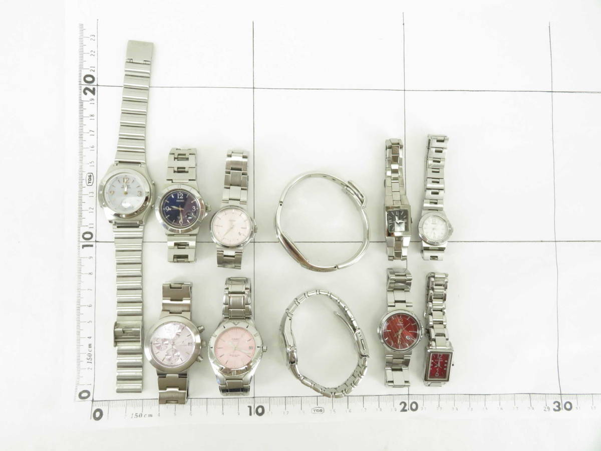 1円 ジャンク品 カシオ 071543 等 セイコー シチズン レディース腕時計 