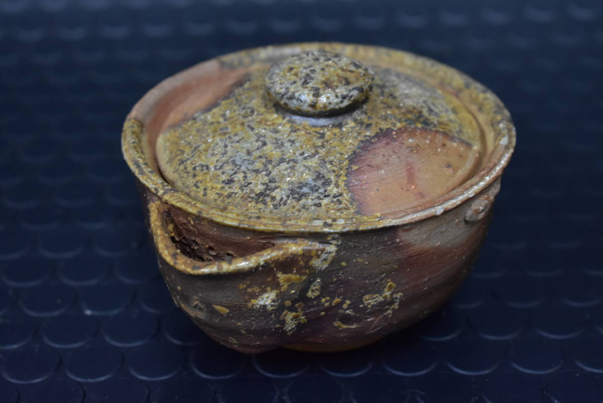 うぶ品 時代物 在銘 備前焼手造宝瓶 煎茶道具 煎茶道具 備前焼 うぶ