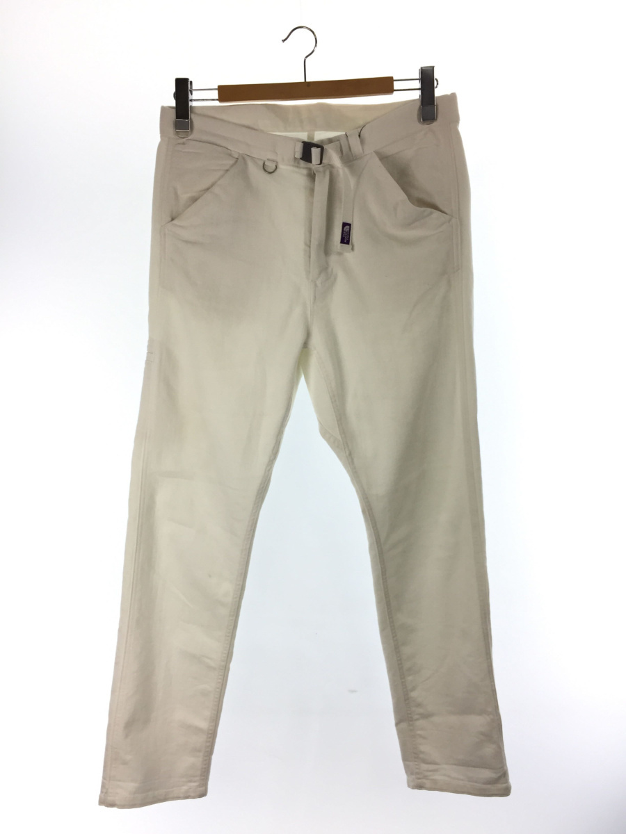 THE NORTH FACE PURPLE LABEL◇ストレートパンツ/32/コットン/WHT/無地 