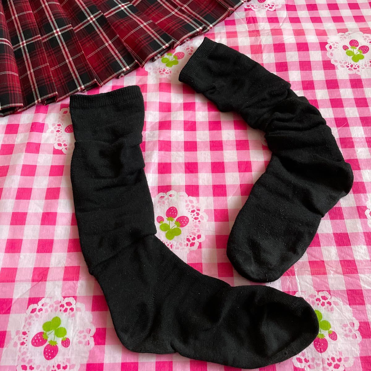 22 24 スクールソックス 靴下 ハイソックス 黒 Jk 女子高生 事務 通学制服私服コスプレに 無地 売買されたオークション情報 Yahooの商品情報をアーカイブ公開 オークファン Aucfan Com