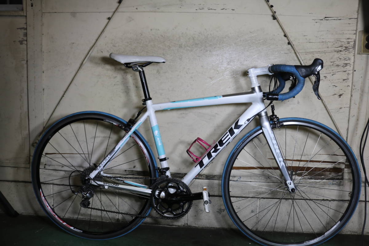 良品 TREK トレック2.1 アルミ+カーボンフォーク 700C 2X10S シマノ105 500mm ロードバイク(500mm～)｜売買されたオークション情報、yahooの商品情報をアーカイブ公開 - オークファン 500mm～