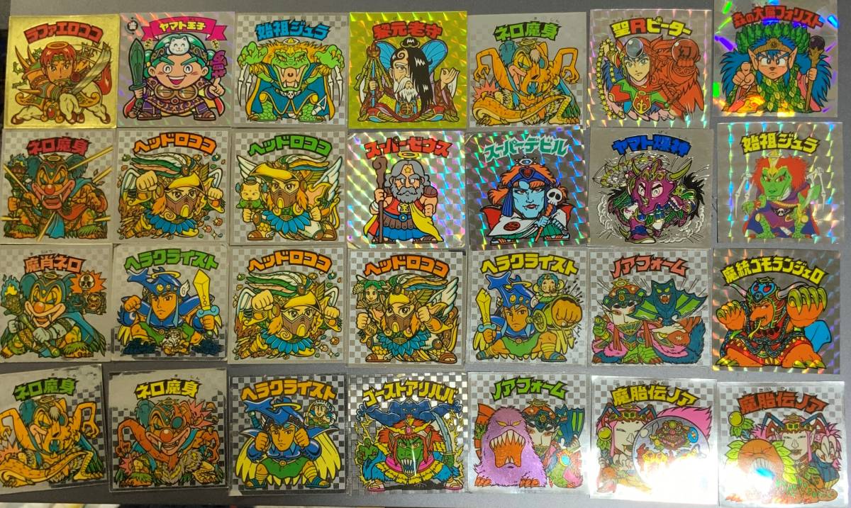 ビックリマンシール④ ビックリマンシール ビックリマンシール×4の通販 昔のビックリマン