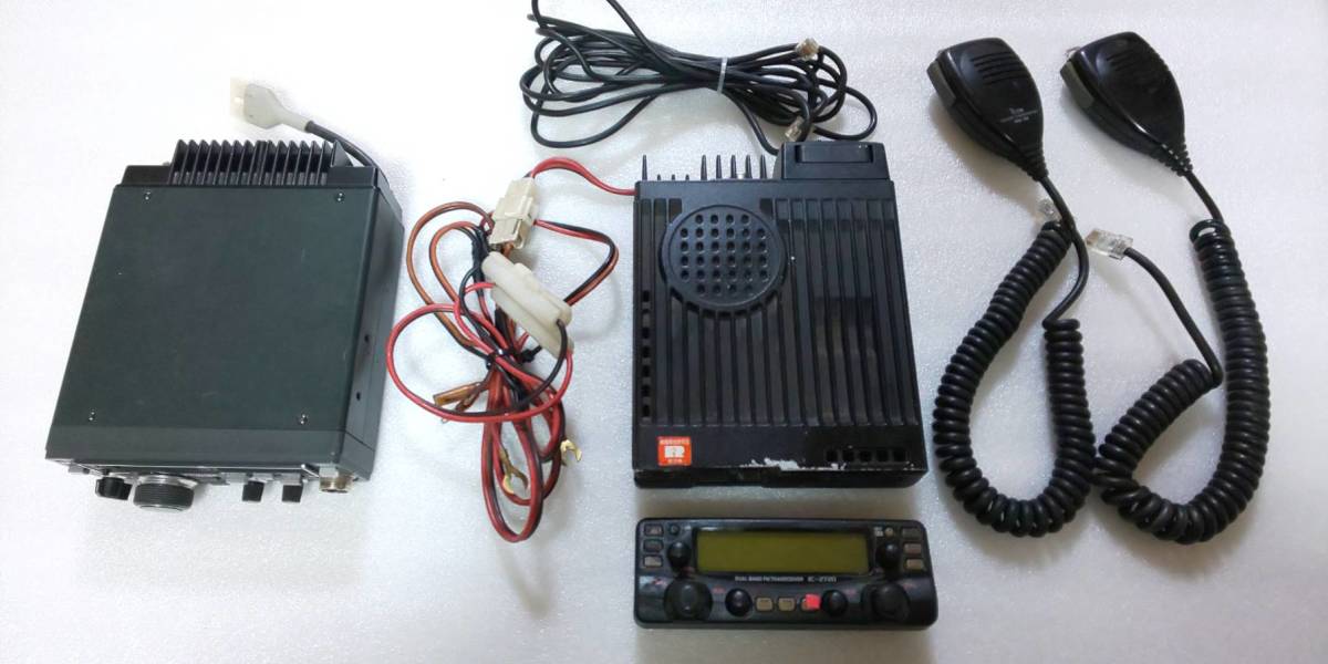 無線機 icom ic-2720 ic-25 まとめて 動作未確認 ジャンク IC-2720 