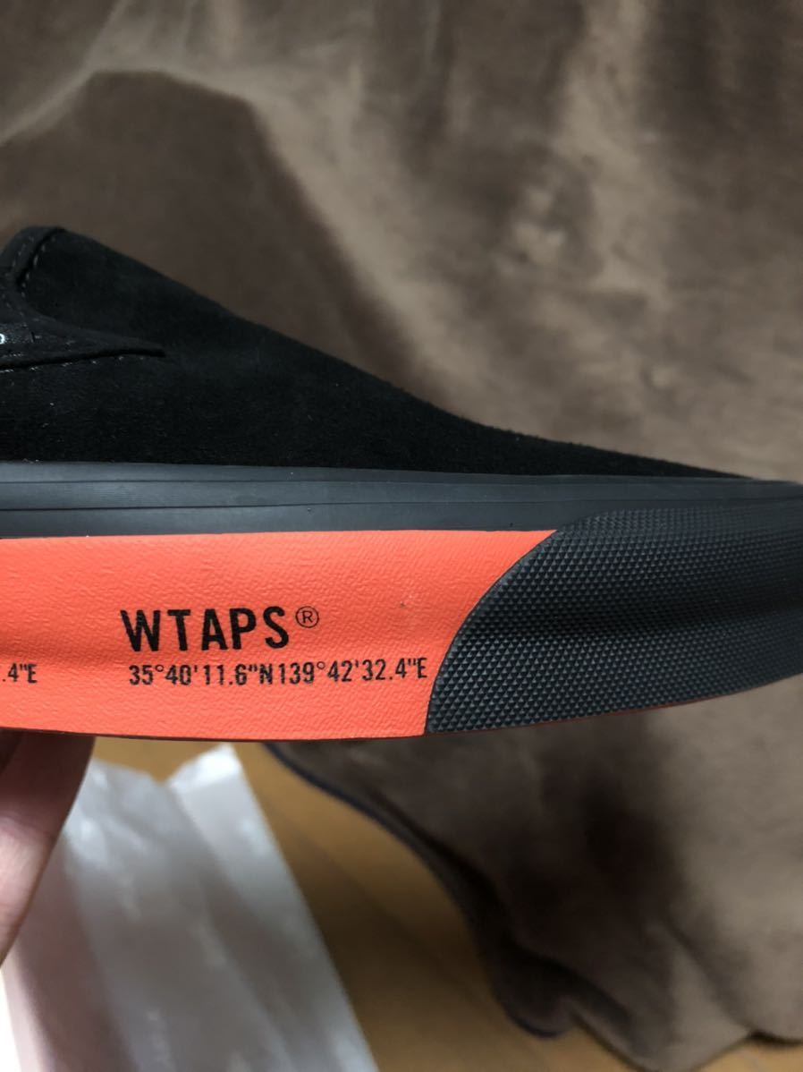 29cm US11 WTAPS VANS VALUT SLIP-ON LX Black Orange タップス スリッポン ブラック オレンジ ...