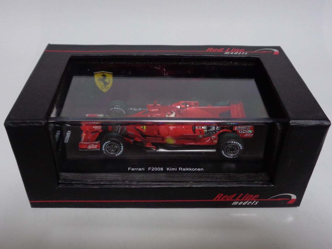 1/43レッドライン フェラーリ F2008 ＃1 K.ライコネン（2008日本GP