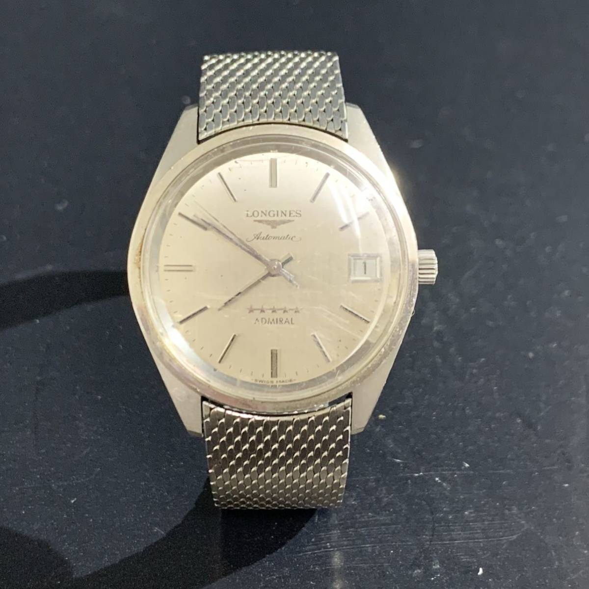 LONGINES ロンジン ADMIRAL アドミラル 5スター デイト 自動巻き 稼動 