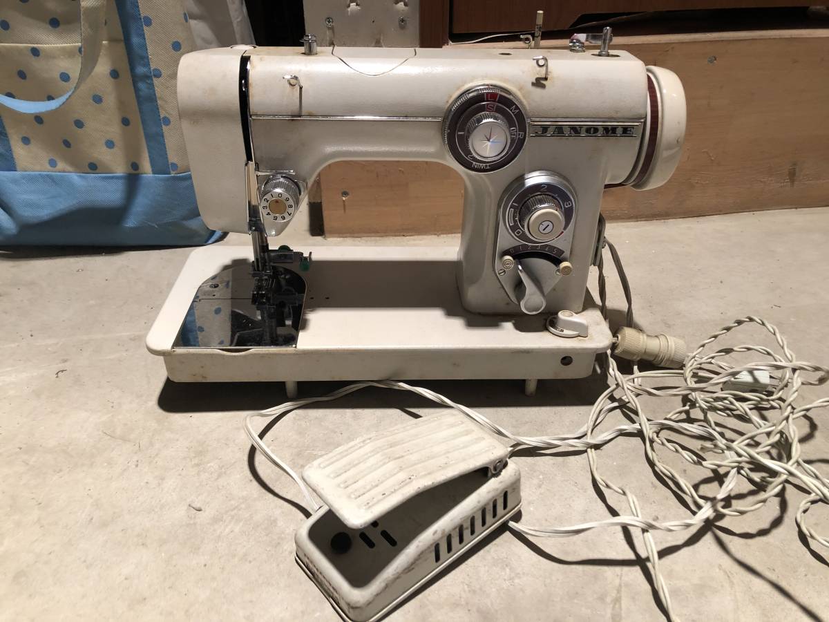 JANOME 0 MODEL (ジャノメ 672型) ☆パワフル・垂直釜ミシン Yahoo 