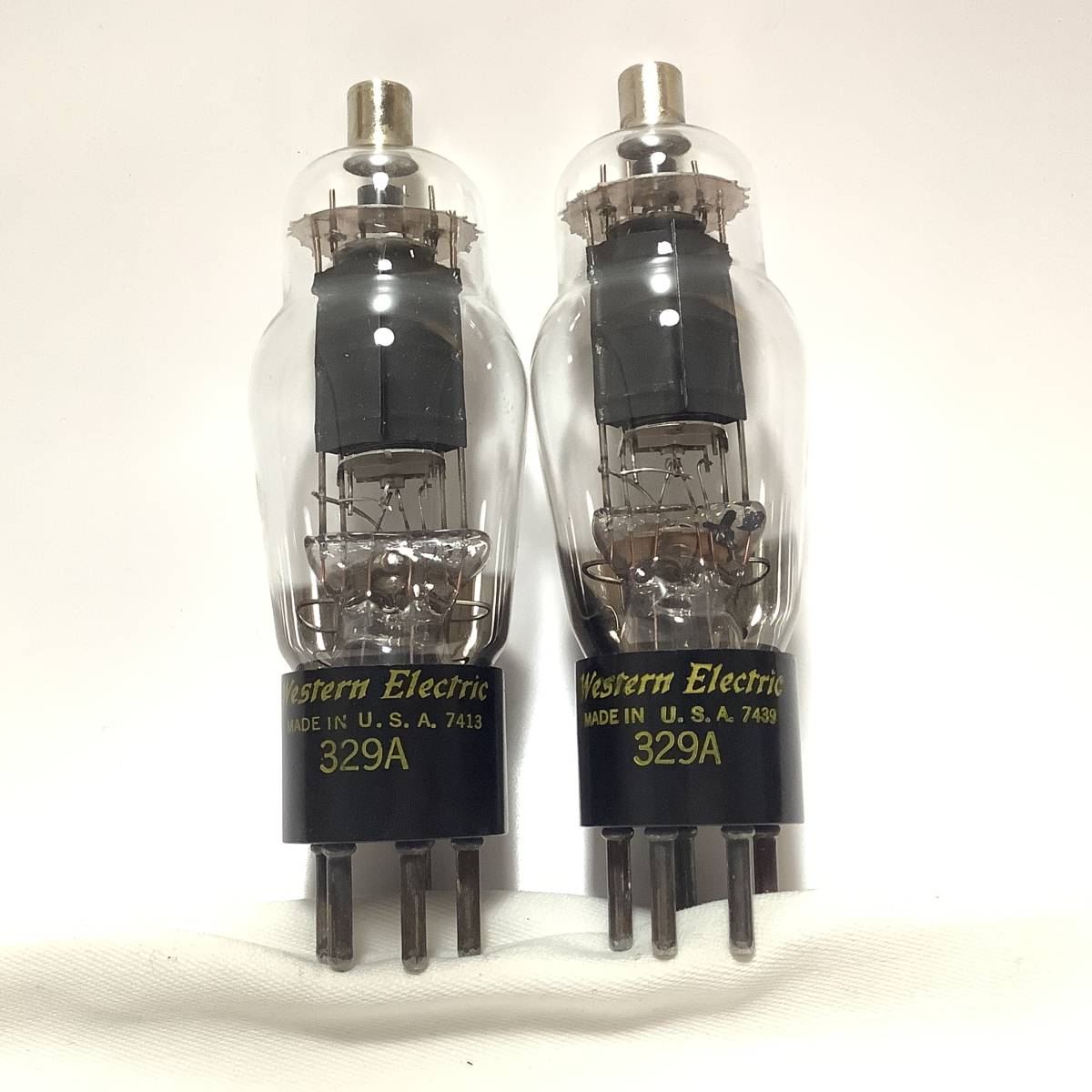 真空管 Electric Western 329A - – 2本セット 329A）新品元箱入り （WE