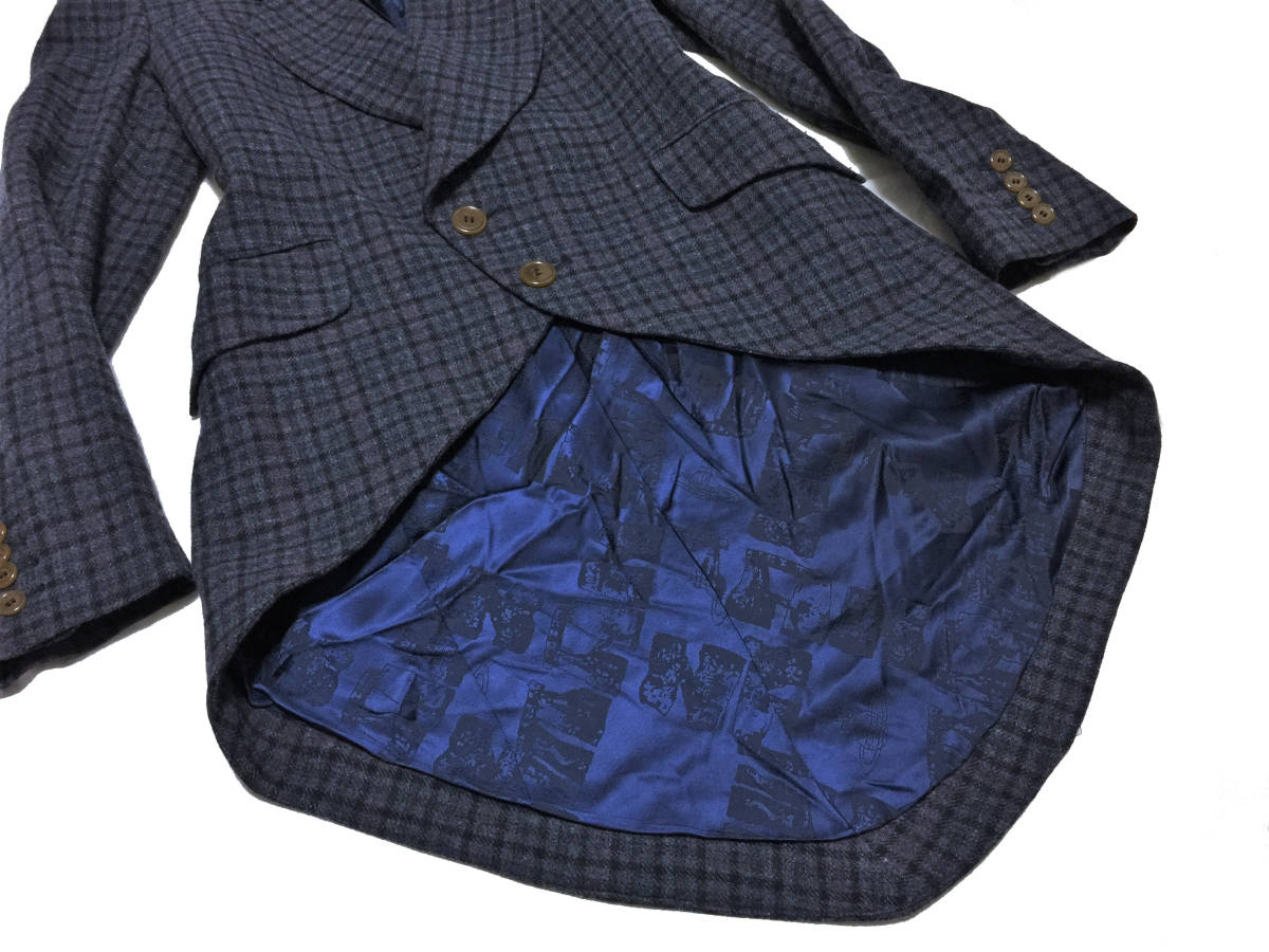 超稀少 VIVIENNE WESTWOOD ツイード ジャケット 男女共用 超稀少 VIVIENNE WESTWOOD ツイード ジャケット 男女共用 超稀少