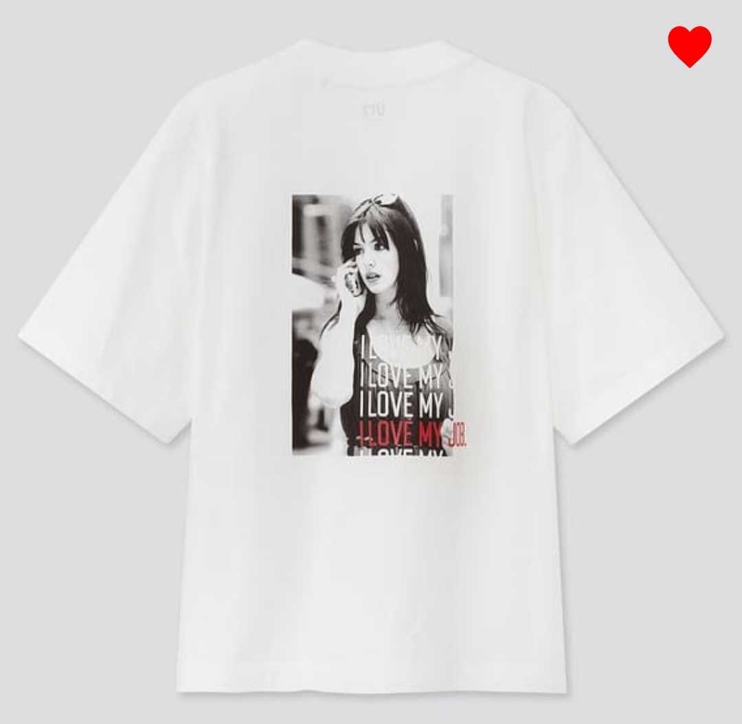 大きなサイズ 新品 ユニクロ UNIQLO UT Tシャツ プラダを着た悪魔 白