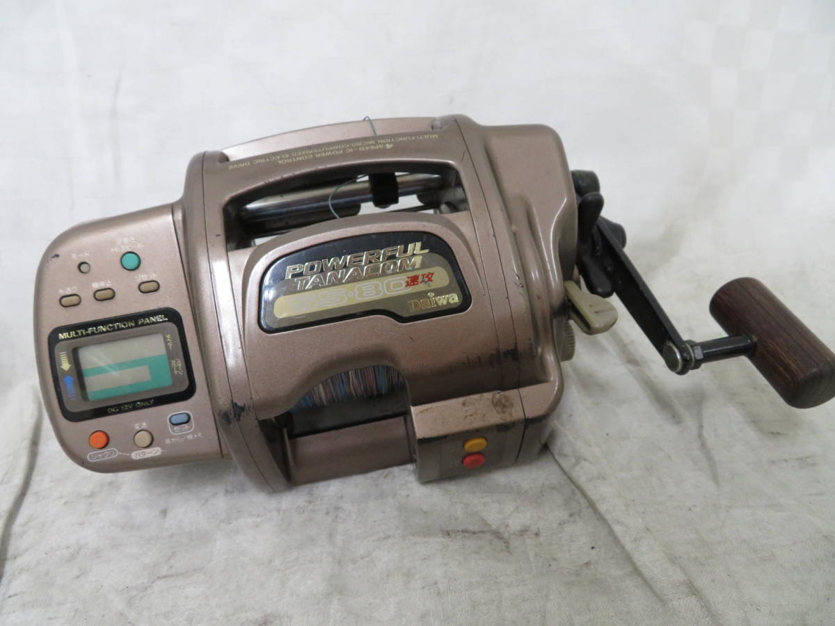 SALE F-716 Ｄaiwa/ダイワ 電動リール SS-80 POWERFUL TANACOM 速攻 ジャンク品(ダイワ)｜売買されたオークション情報、yahooの商品情報をアーカイブ公開 - オークファン 電動