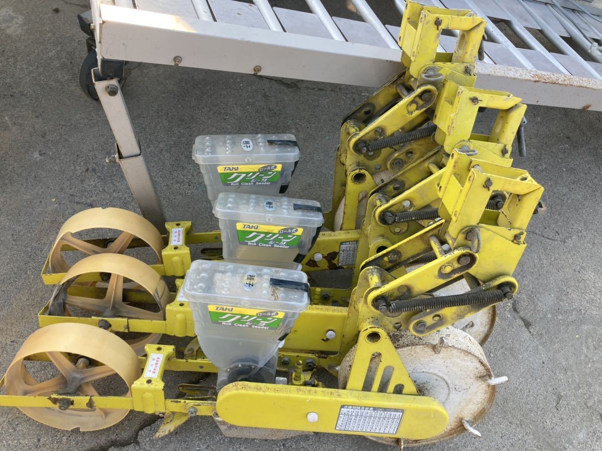 TAKIクリーンシーダ ロール式 種まき機 野菜播種機 トラクターのパーツ 