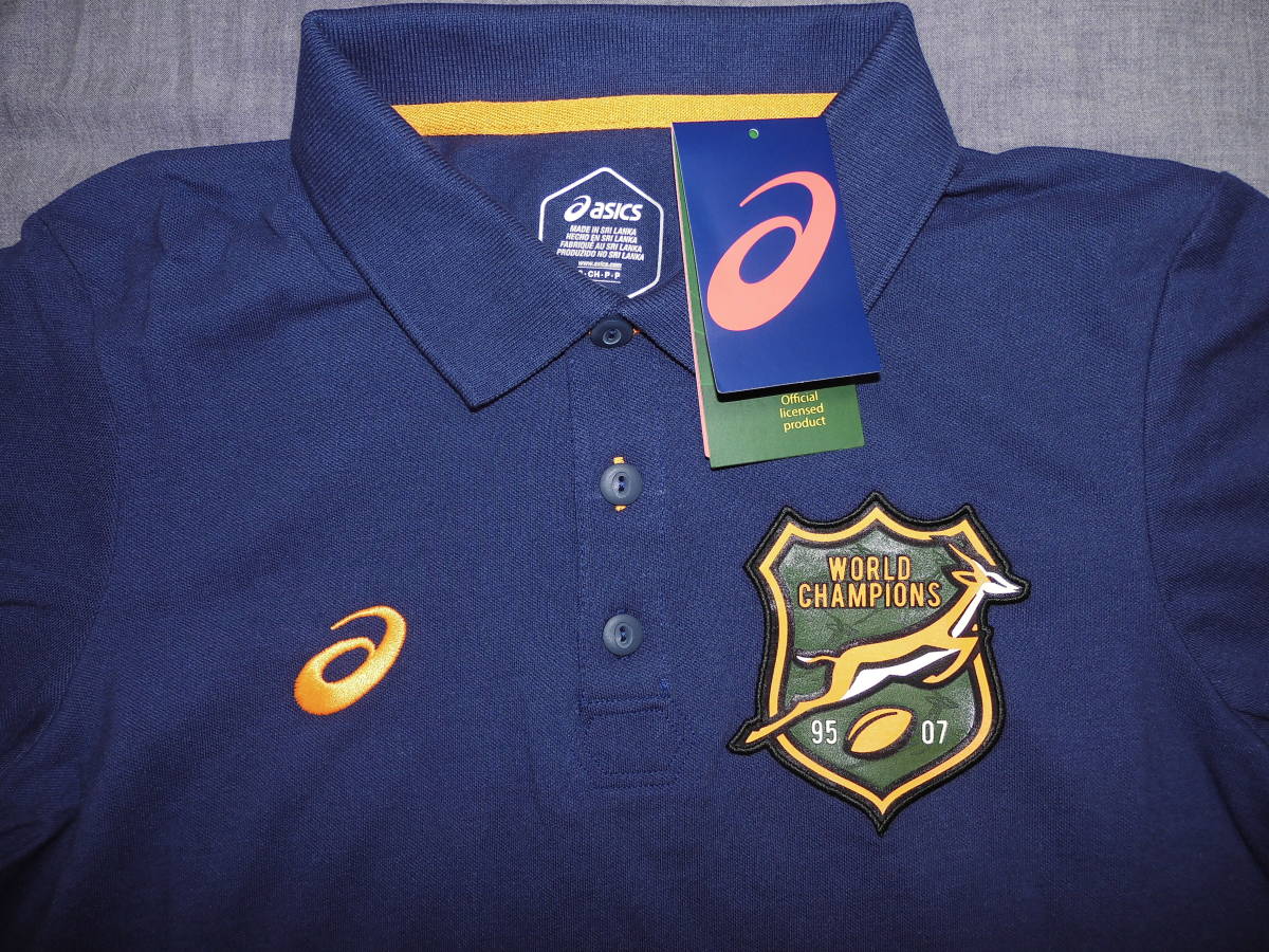 最新作，定番人気 海外S South Africa Springboks 南アフリカ代表 スプリングボクス RWC2019 Pique Polo Shirt ラグビーピケポロシャツ asics/Navy(ジャージ)｜売買されたオークション情報、yahooの商品情報をアーカイブ公開 - ジャージ