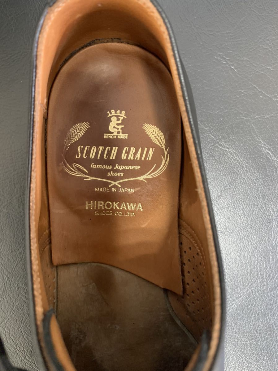 SCOTCH GRAIN スコッチグレイン 3524 アシュランス 外羽根プレーントゥ