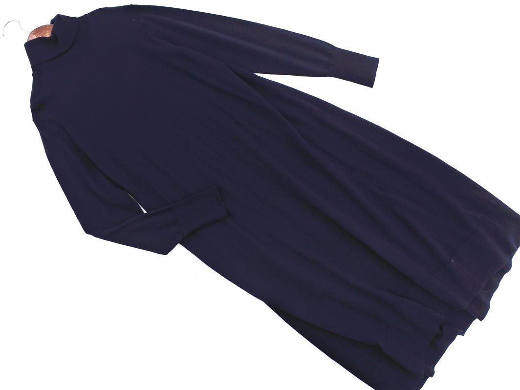 ユニクロ J ジルサンダー ウール混 タートルネック ニット ワンピース Sizem 紺 Bac6 女性用 売買されたオークション情報 Yahooの商品情報をアーカイブ公開 オークファン Aucfan Com