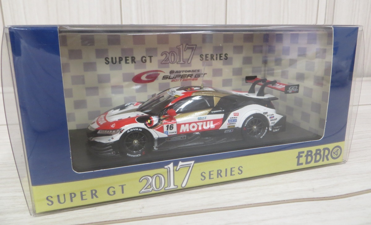 ☆【未開封】EBBRO 1/43 SUPER GT GT500 2017 MOTUL MUGEN NSX-GT No