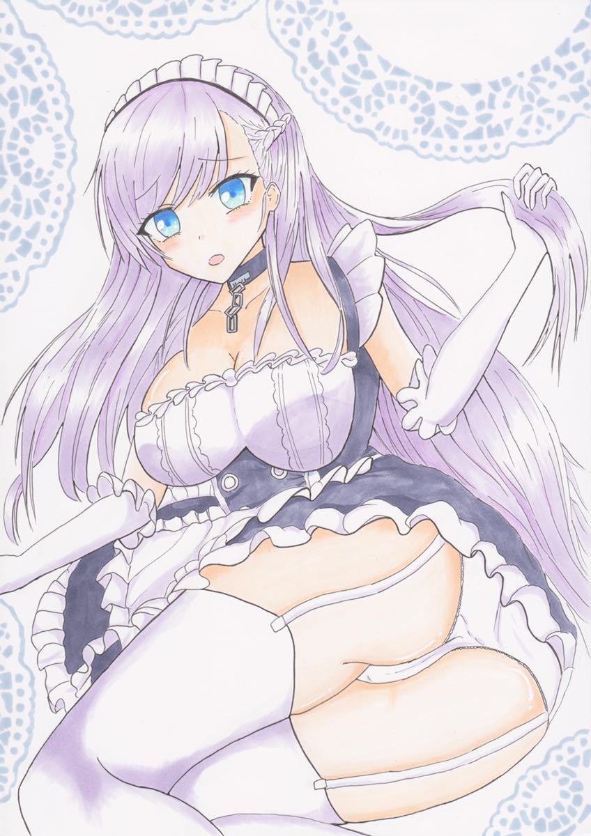 同人手描きイラスト アズールレーン ベルファスト アズレン 手描きイラスト 売買されたオークション情報 Yahooの商品情報をアーカイブ公開 オークファン Aucfan Com