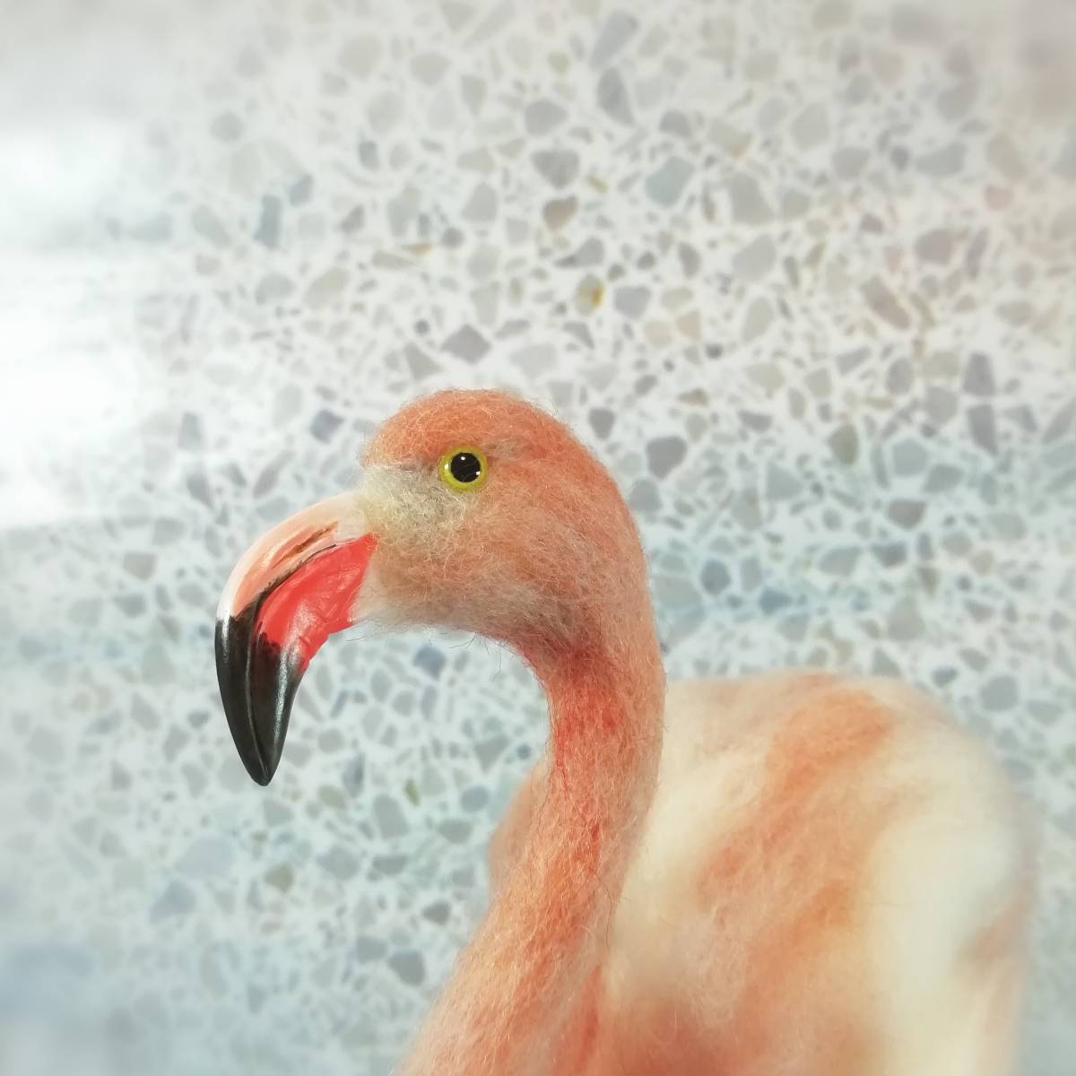 羊毛フェルト フラミンゴ 幸運の鳥 水鳥 鳥 とり かわいい動物 ハンドメイド 羊毛フェルト 売買されたオークション情報 Yahooの商品情報をアーカイブ公開 オークファン Aucfan Com