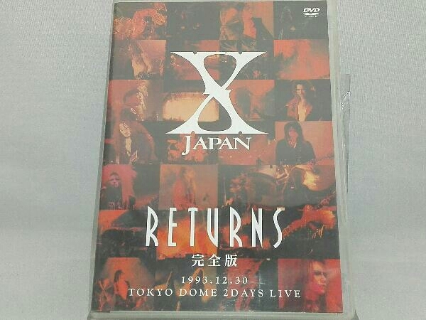 X JAPAN 完全版 RETURNS DVD 1993.12.30 : 0 1993.12.31 1 LIVE 2DAYS