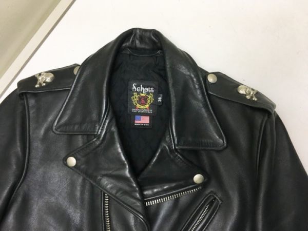 ショット mastermind マスターマインド ダブル ライダース レザー 