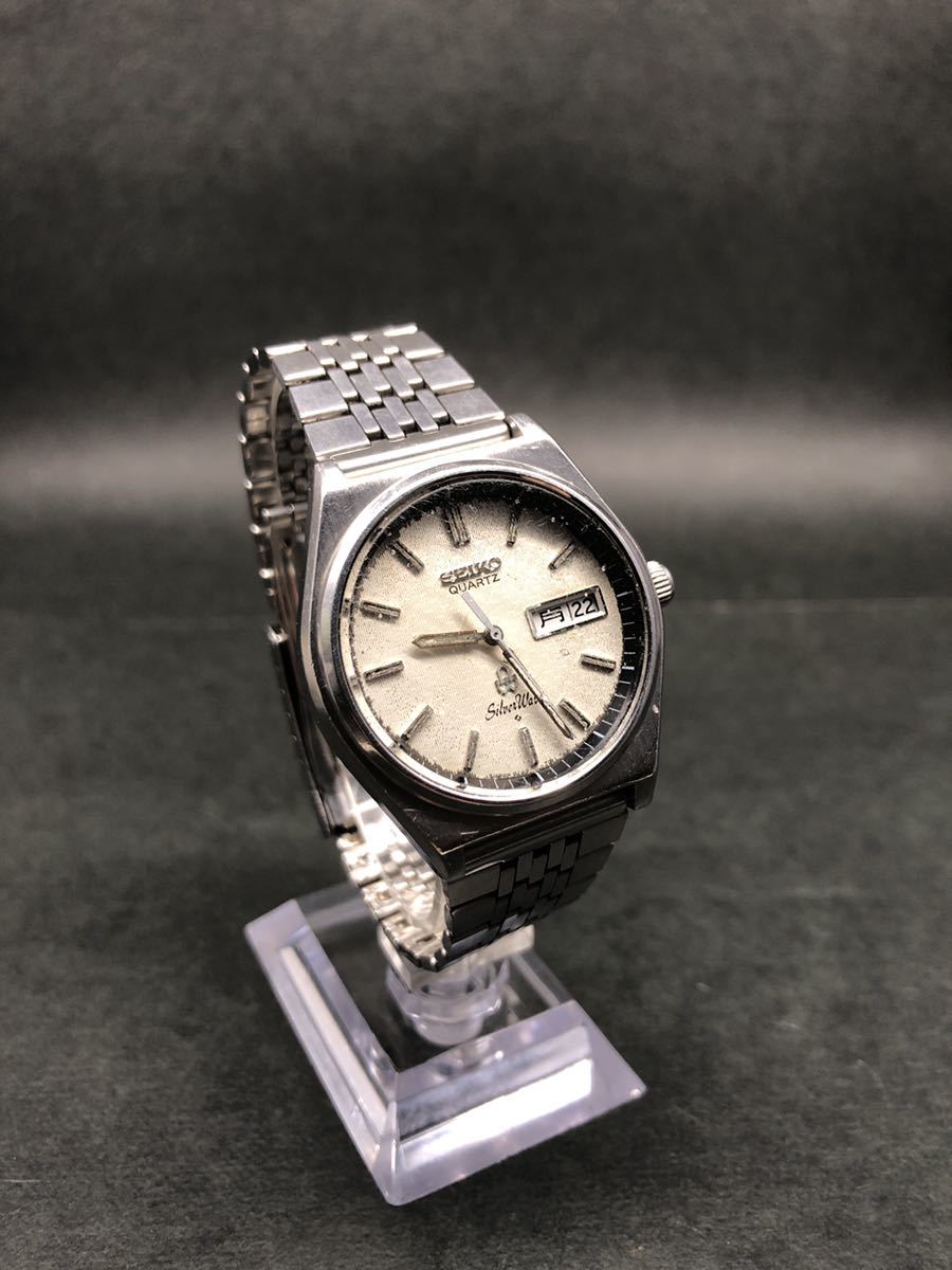 セイコー SEIKOシルバーウェーブキズ無し極美品アンティーク
