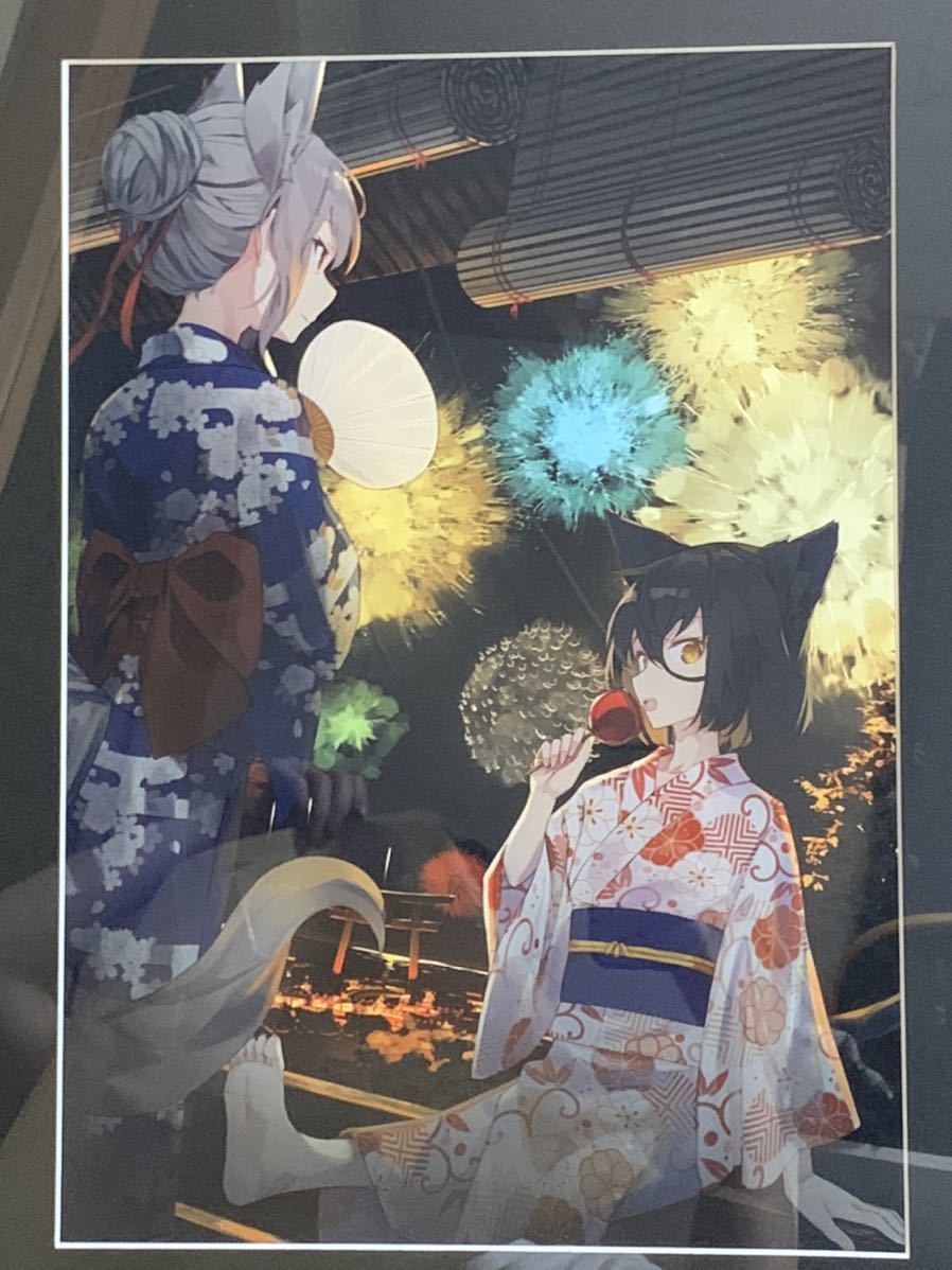 凪白みと - 白上フブキ アズレン 重桜 江風 複製原画 アズールレーン