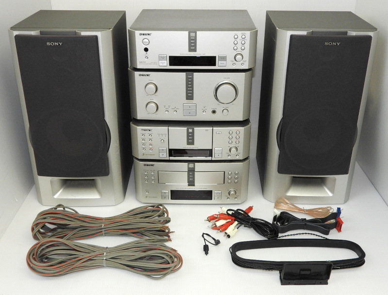 ジャンク品】SONY システムコンポ ST-MS717 ☆SONY ソニー システム