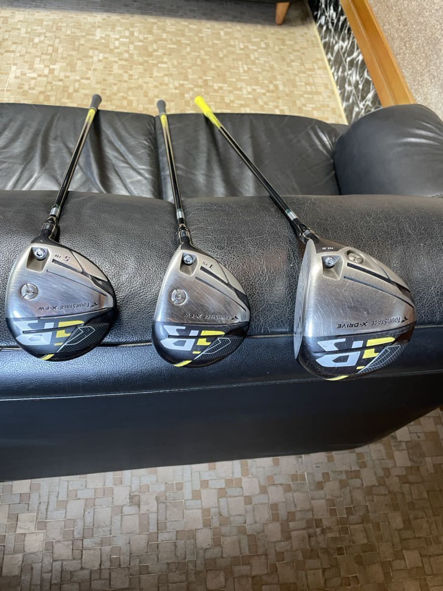 ブリヂストン BRIDGESTONE ツアーステージ TOURSTAGE GR 2014 #1 ドライバー ウッド10.5 #3 スプーン #5 クリーク 3本セットB14-03W S _3