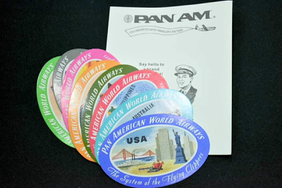 パンナム ステッカー Pan Am アメリカン かっこいい おしゃれ スーツケース ノート 航空会社 パンアメリカン航空 エアライングッズ 航空会社別 売買されたオークション情報 Yahooの商品情報をアーカイブ公開 オークファン Aucfan Com